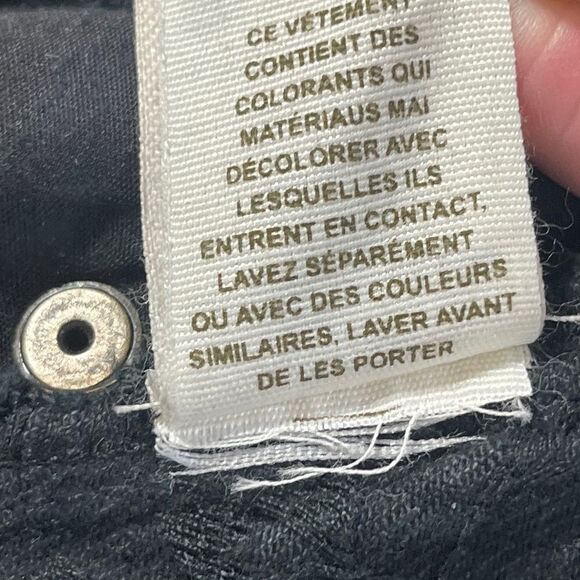 Free People Etienne Fields Black/Black Floral Embroidered Hi Waist Short… - Picture 10 of 12